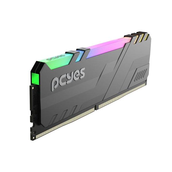 Imagem de Memoria Gamer Pcyes Udimm 32Gb Ddr4 3200Mhz Black Com Rgb