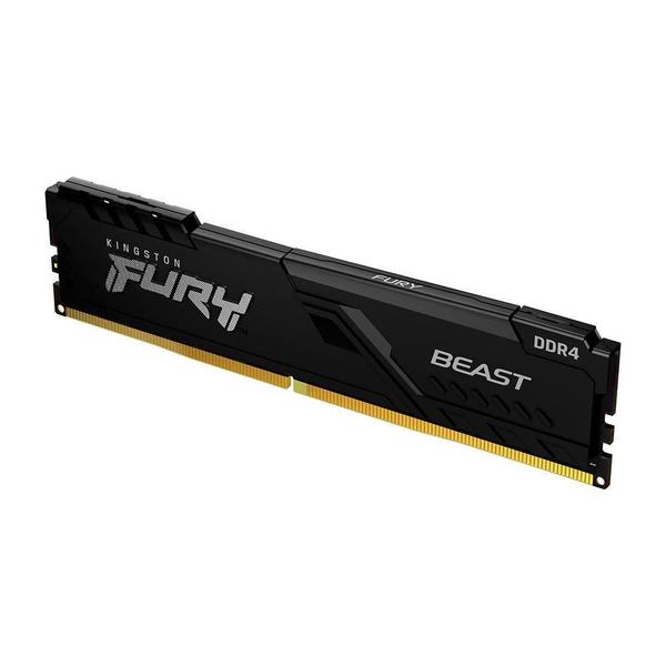 Imagem de Memoria kingston fury beast black 8gb ddr4 3200mhz kf432c16bb/8