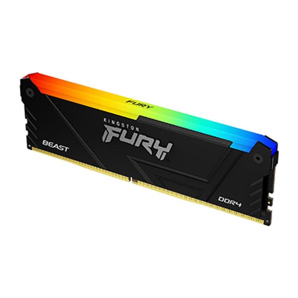 Imagem de Memoria Kingston Fury Beast RGB 16GB 2666MHZ DDR4 KF426C16BB12A/16