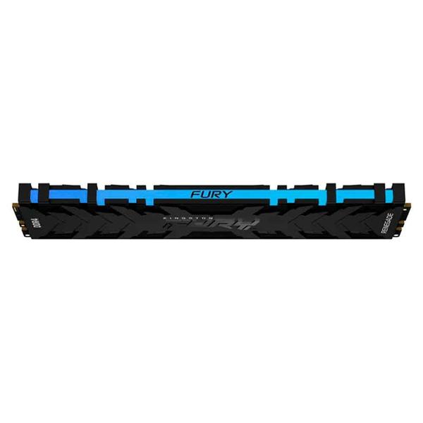 Imagem de Memória Kingston Fury Renegade RGB Black, 8GB, DDR4, 3200MHz, 1.35V, Desktop - KF432C16RB2A/8