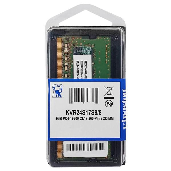 Imagem de Memória Notebook Kingston 8Gb, Ddr4, 2400Mhz, Cl17