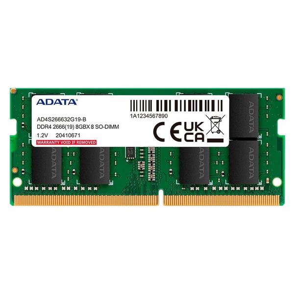 Imagem de Memoria para Notebook Adata XPG 8 GB 3200MHz AD4S32008G22