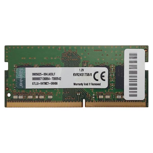 Imagem de Memória para Notebook Kingston 8GB, DDR4, 2400MHz, CL17 - KVR24S17S8/8