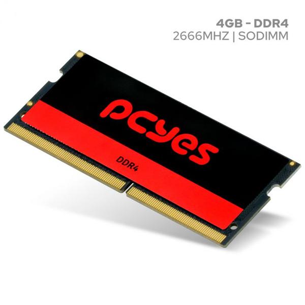 Imagem de Memória Pcyes Sodimm 4gb Ddr4 2666mhz - PM042666d4SO