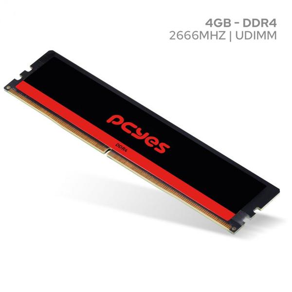 Imagem de Memória Pcyes Udimm 4gb Ddr4 2666mhz - PM042666D4