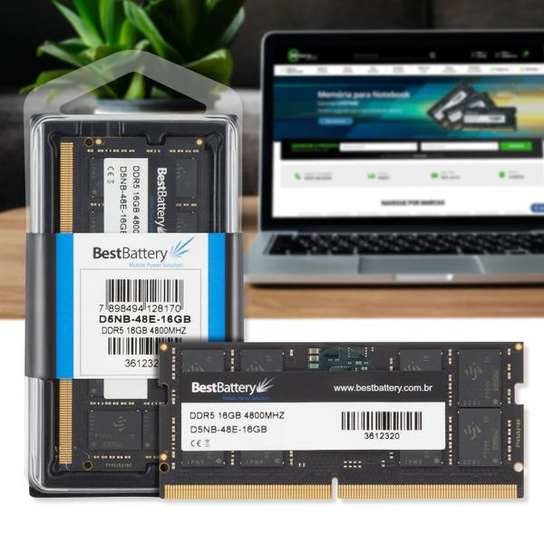 Imagem de Memoria RAM 16GB DDR5 4800Mhz para Notebook Samsung