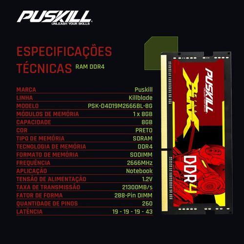 Imagem de Memória Ram 8gb Ddr4 Notebook Asus Vivobook 15 X1500ea