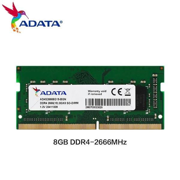 Imagem de Memória RAM Adata Premier DDR4 - 8GB, 16GB ou 32GB (2666MHz/3200MHz) - SO-DIMM para Notebook