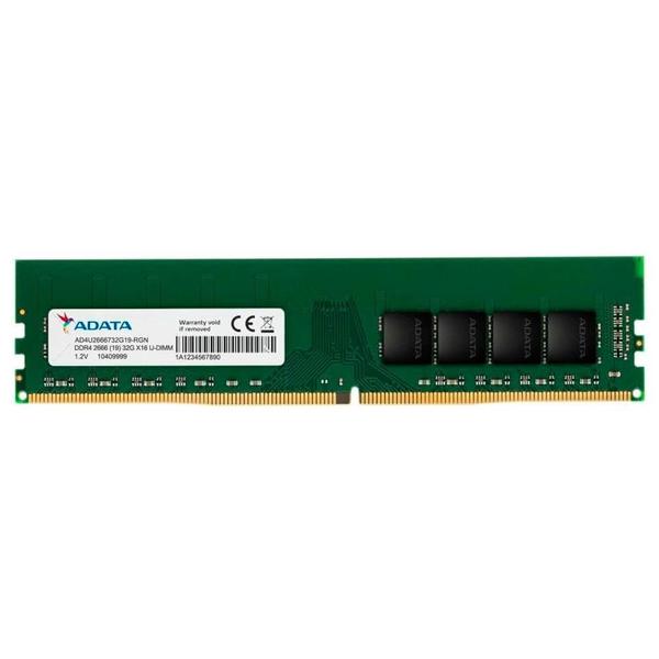 Imagem de Memória RAM Adata XPG, 8GB, 2666MHz, DDR4, CL19, Verde - AD4U26668G19-SGN