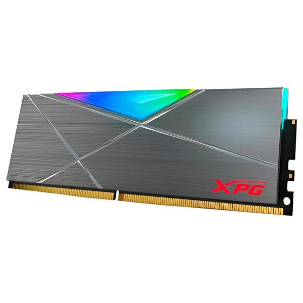 Imagem de Memoria Ram Adata XPG Spectrix D50 DDR4 8GB 3200MHZ RGB - Cinza (AX4U32008G16A-ST50)