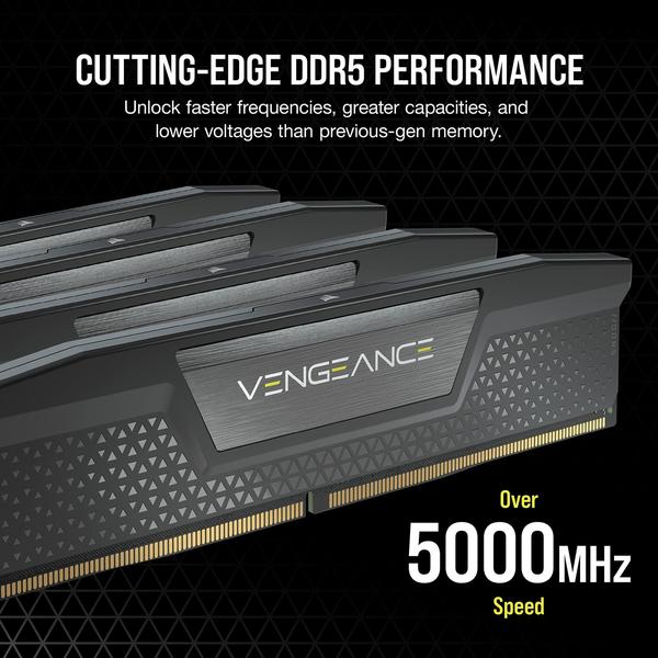 Imagem de Memória RAM Corsair Vengeance DDR5 32GB (2x16GB) 6000MHz CL30