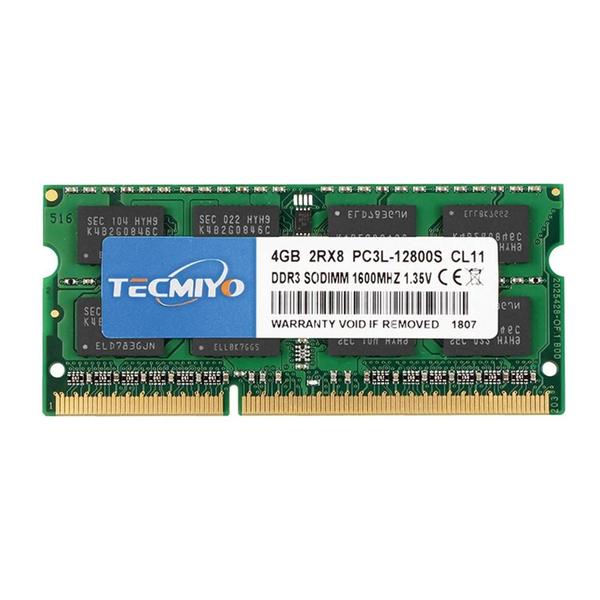 Imagem de Memória RAM DDR3/DDR3L para Laptop - 4GB e 8GB (1066MHz, 1333MHz, 1600MHz)