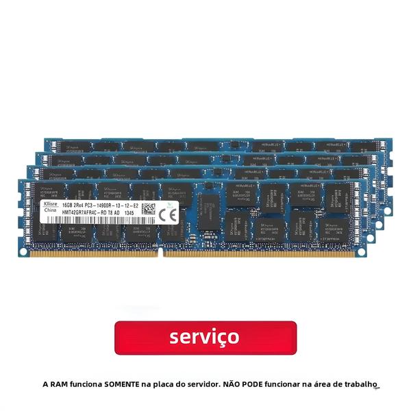 Imagem de Memória RAM DDR3 ECC REG 8GB/16GB/32GB (1600/1866MHz) para Placas-Mãe X79/X58 LGA 2011