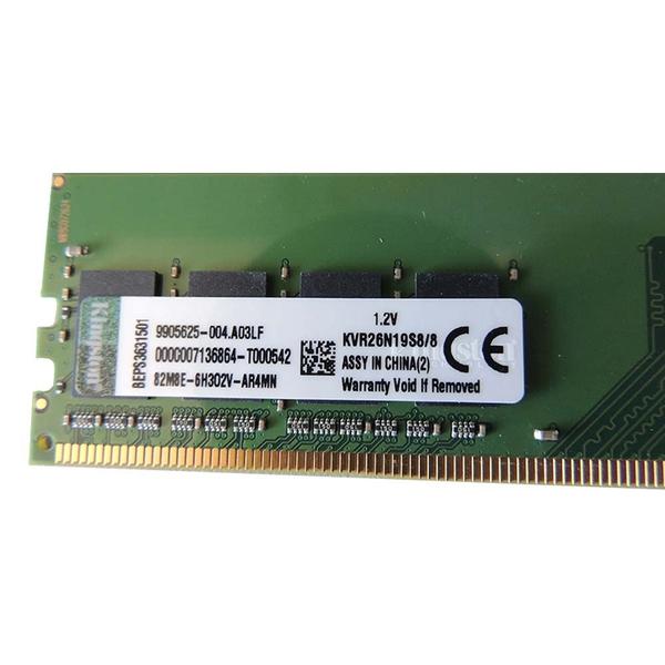 Imagem de Memória RAM Ddr4 8GB KVR26N19S8/8 Kingston