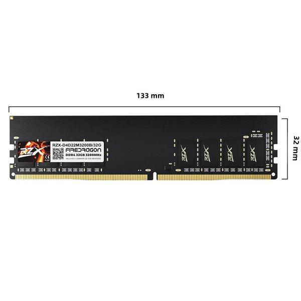 Imagem de Memória RAM DDR4 RZX - 8GB, 16GB ou 32GB (2400MHz, 2666MHz, 3200MHz)