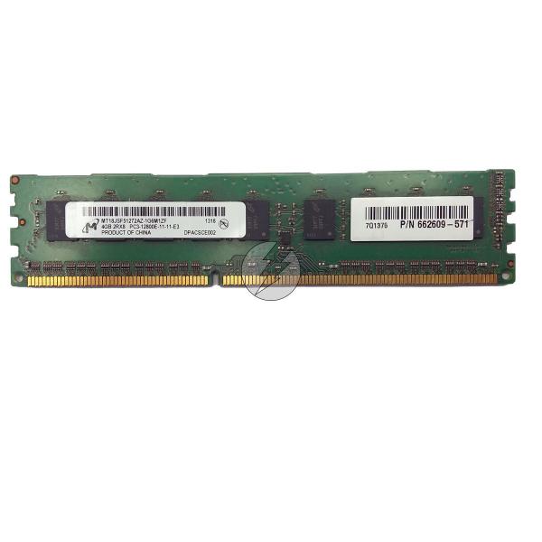 Imagem de Memoria Ram Micron Ecc 4GB DDR3-1600Mhz PC3-12800E Dell, HP, Lnv, IBM