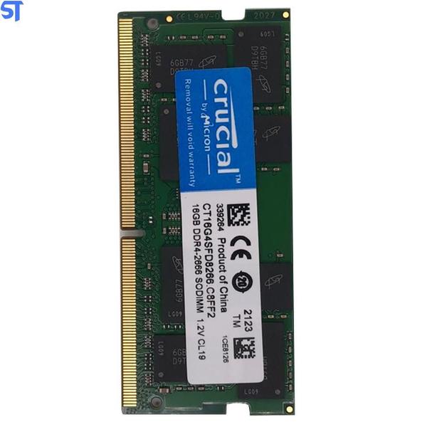 Imagem de Memória Ram Notebook 16Gb Ddr4 2666Mhz - Crucial