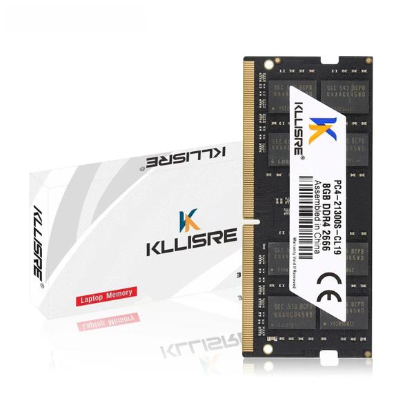 Imagem de Memória RAM para Laptop Kllisre - DDR3/DDR4 (4GB, 8GB, 16GB) - 1333MHz a 3200MHz