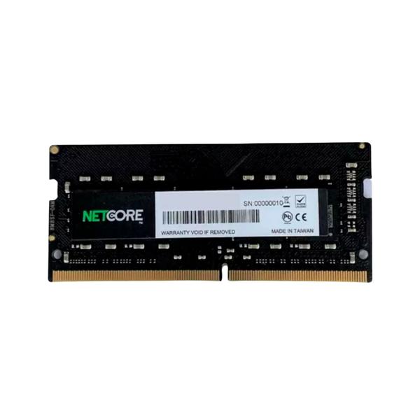 Imagem de Memória RAM Para Notebook DDR4, 8GB, 3200MHz, Netcore, CL22, Preto - NET48192SO32LV