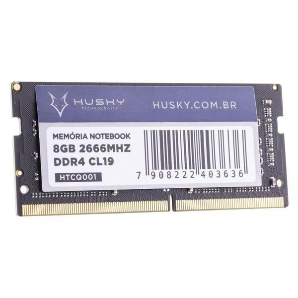 Imagem de Memória RAM para Notebook Husky Technologies, 8GB, 2666MHz, DDR4, CL19 - HTCQ001