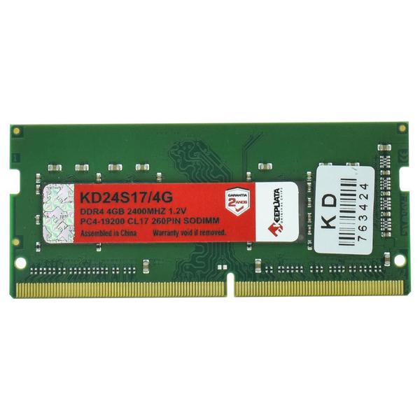 Imagem de Memória RAM para Notebook Keepdata DDR4 4GB 2400MHz - KD24S17/4G