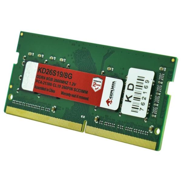 Imagem de Memoria Ram para Notebook Keepdata DDR4 8GB 2666MHZ KD26S19/8G