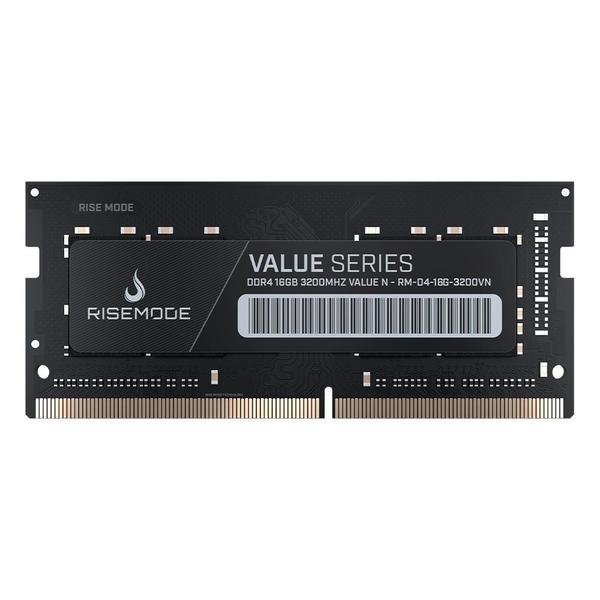 Imagem de Memoria RAM Para Notebook Rise Mode Value, 16GB, 3200MHZ, DDR4, CL22 - RM-D4-16G-3200VN