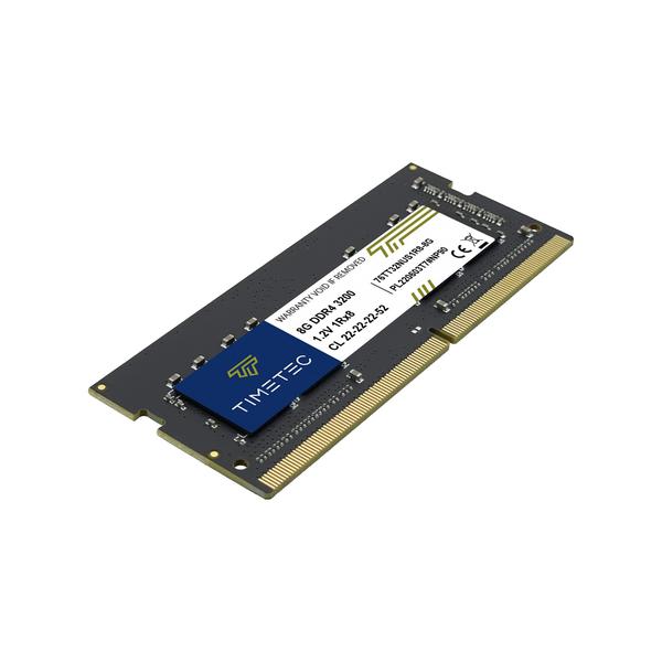 Imagem de Memória RAM Timetec 8 GB DDR4 3200 MHz, 260 pinos, laptop SODIMM