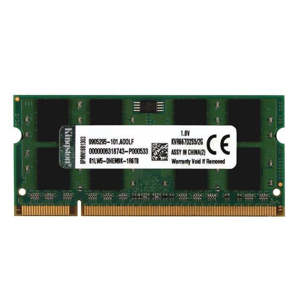 Imagem de Memória RAM ValueRAM color verde 2GB 1 Kingston KVR667D2S5/2G