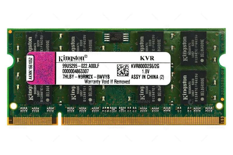 Imagem de Memória RAM ValueRAM color verde 2GB 1 Kingston KVR800D2S6/2G