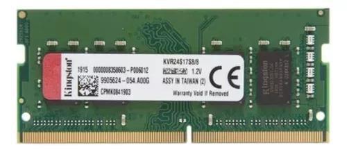 Imagem de Memória RAM ValueRAM color verde 8GB 1 Kingston KVR21S15S8/8