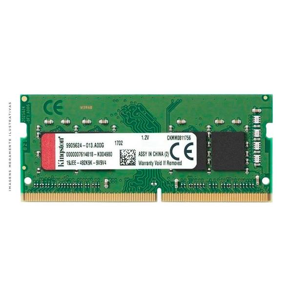 Imagem de Memória RAM ValueRAM color verde 8GB 1 Kingston KVR26S19S8/8