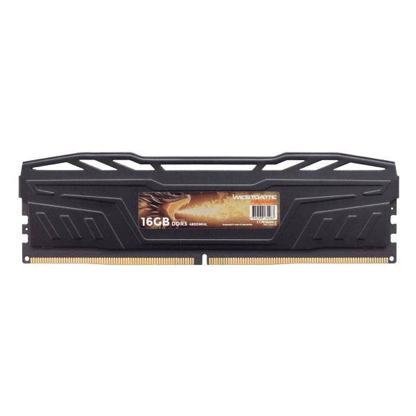 Imagem de Memória Ram Westgatte 16gb Ddr5 4800mhz Dissipador Firestorm