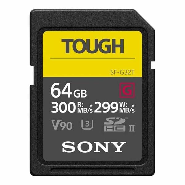 Imagem de Memoria SD Sony Tough Serie SF-G 300 MB/s U3 64 GB