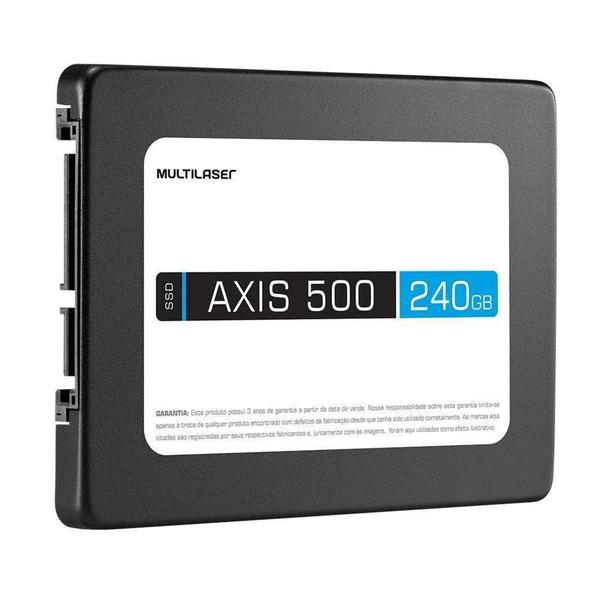 Imagem de Memória SSD HD Axis 500 SATA 240GB Desktop e Notebook - Multilaser