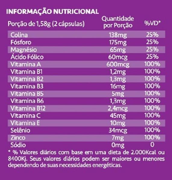 Imagem de Memorin (Fósforo e Vitaminas) 60cps Cápsulas