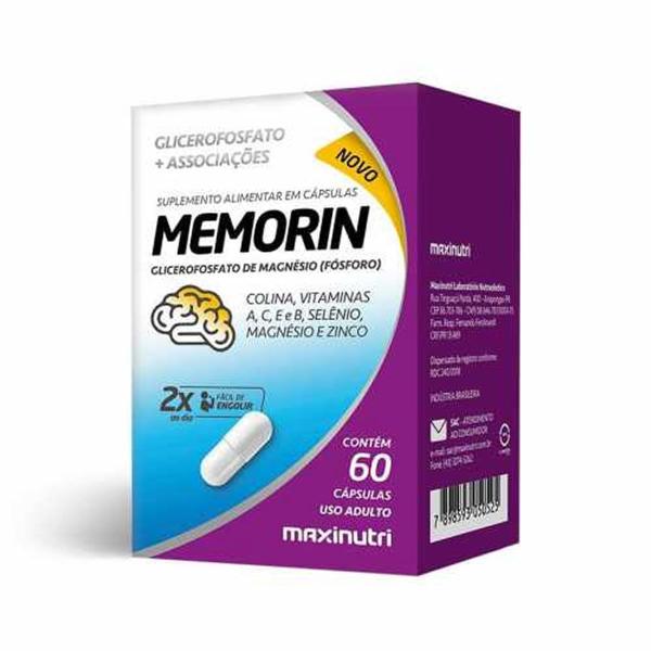 Imagem de Memorin (Fósforo + Vitaminas) 60 Cápsulas - MaxiNutri - 1795