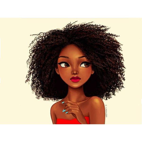 Menina Negra Papel De Arroz Para Bolos A4 - Mec Art Imagem de Menina Negra Papel De Arroz Para Bolos A4