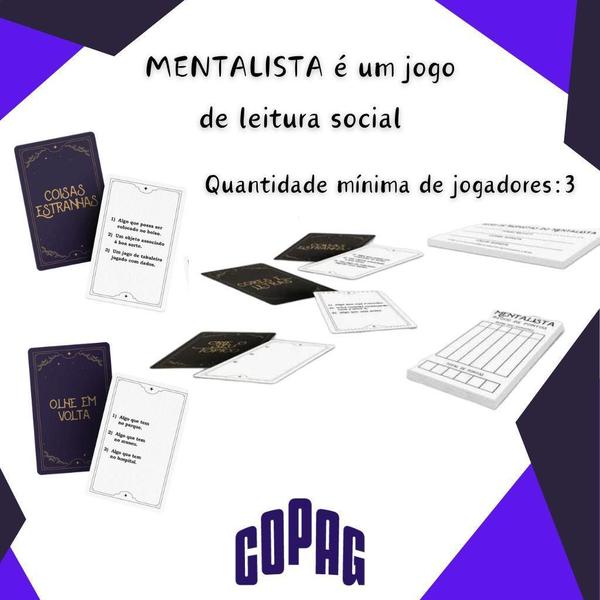 Imagem de Mentalista Jogo De Cartas Leitura De Mentes 32844 Copag