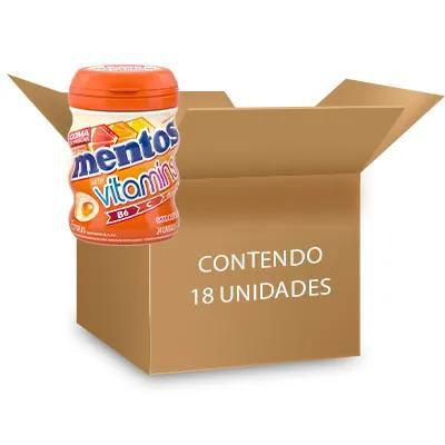 Imagem de Mentos Pote Vitamins Zero Açúcar CONTENDO 18 FRASCOS 