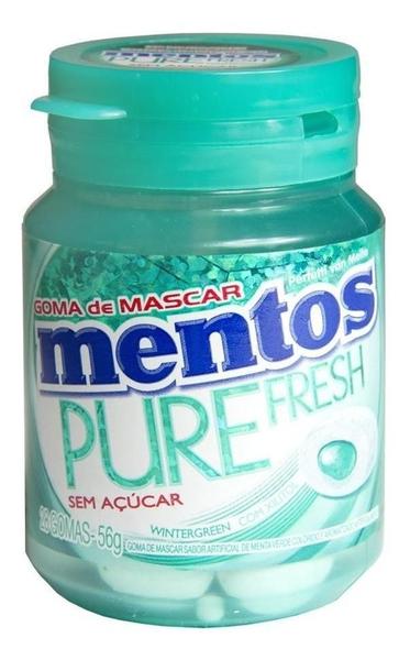 Mentos Pure Fresh Wintergreen Garrafa 6Un - Perfetti Imagem de Mentos Pure Fresh Wintergreen Garrafa 6Un