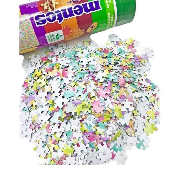 Mentos Rainbow Supersized 1.000pc Doce Colorido Jigsaw YWOW Imagem de Mentos Rainbow Supersized 1.000pc Doce Colorido Jigsaw YWOW