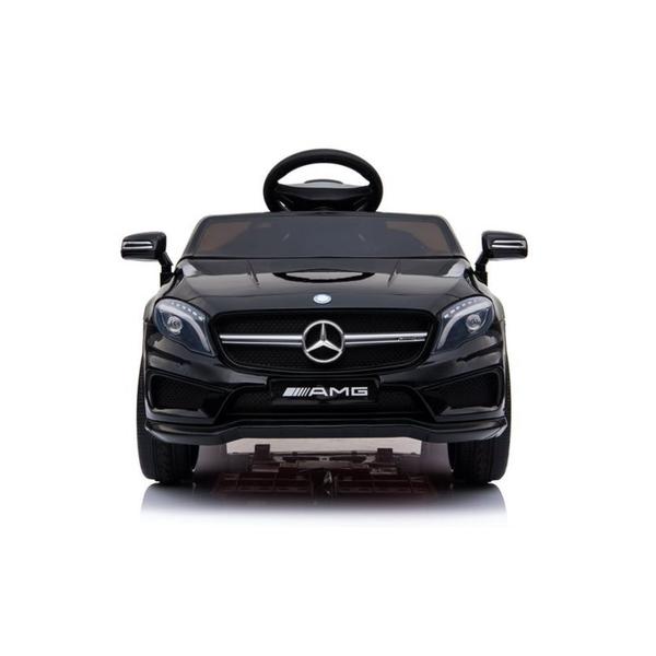 Imagem de Mercedez-bens preta12 v com 2 motores e controle remoto bang