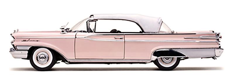 Imagem de Mercury Parklane 1959 Conversível(fechado) Rosa Sunstar 1/18