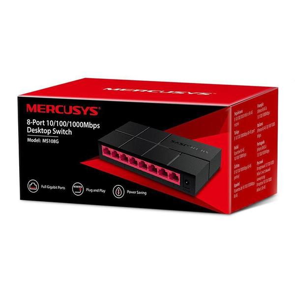 Imagem de Mercusys Hub Switch 05P Ms105G 10/100/1000Mbps