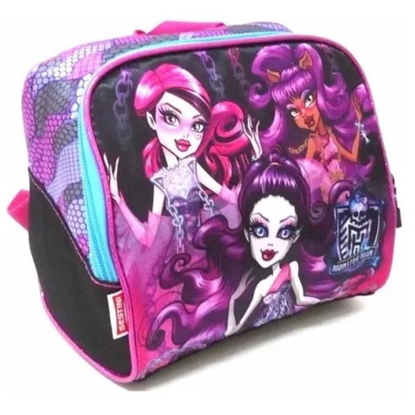 Imagem de Merendeira Lancheira Escolar Infantil Monster High