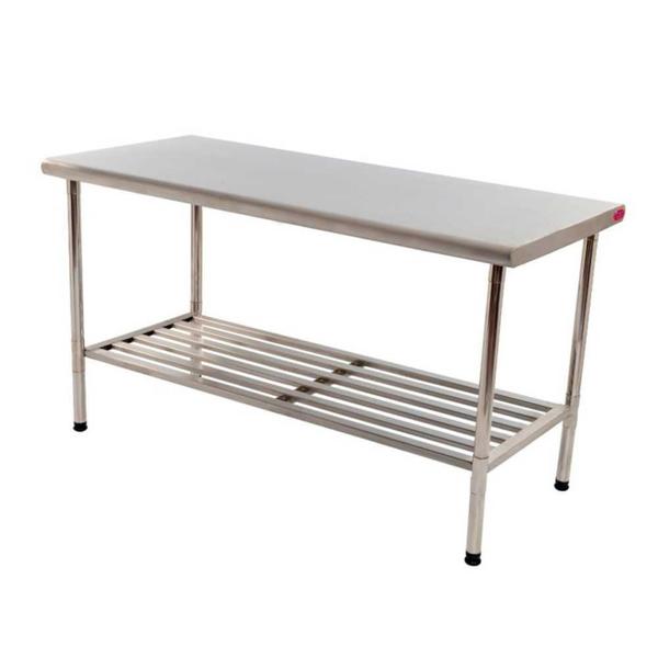 Mesa Aço Inox 430 1,20x0,70 Multiuso - Imeca Imagem de Mesa Aço Inox 430 1,20x0,70 Multiuso - Imeca
