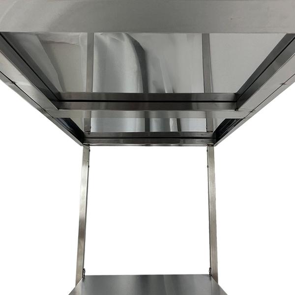 Imagem de Mesa Aço Inox Industrial 170x70x90 cm Plano Liso Nortinox