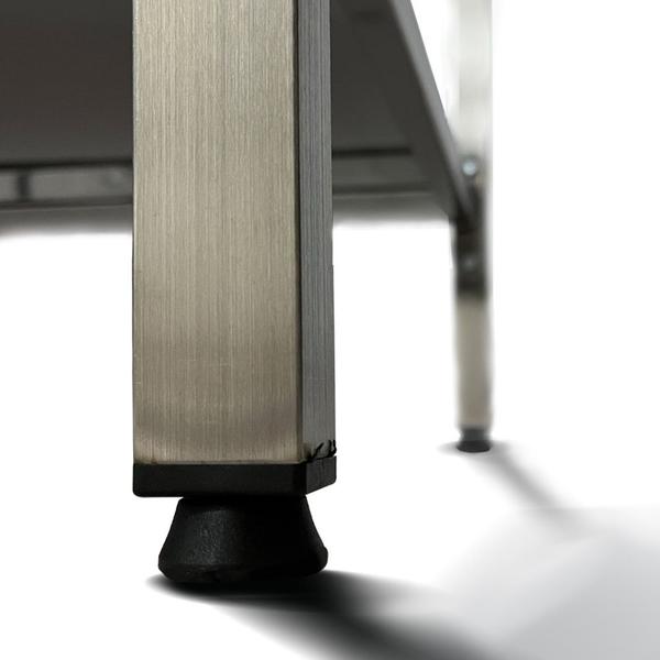 Mesa Aço Inox Industrial 190x70x90 cm Plano Liso Nortinox Imagem de Mesa Aço Inox Industrial 190x70x90 cm Plano Liso Nortinox