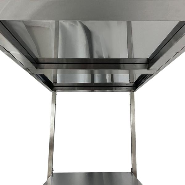 Mesa Aço Inox Industrial 190x70x90 cm Plano Liso Nortinox Imagem de Mesa Aço Inox Industrial 190x70x90 cm Plano Liso Nortinox